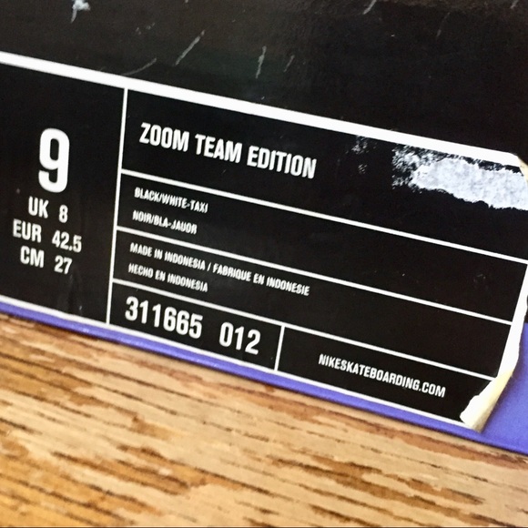 🔥🛹 Nike Sb Zoom Team Edition RARE ‘NY Taxi’ 🛹🔥 - Picture 11 of 11